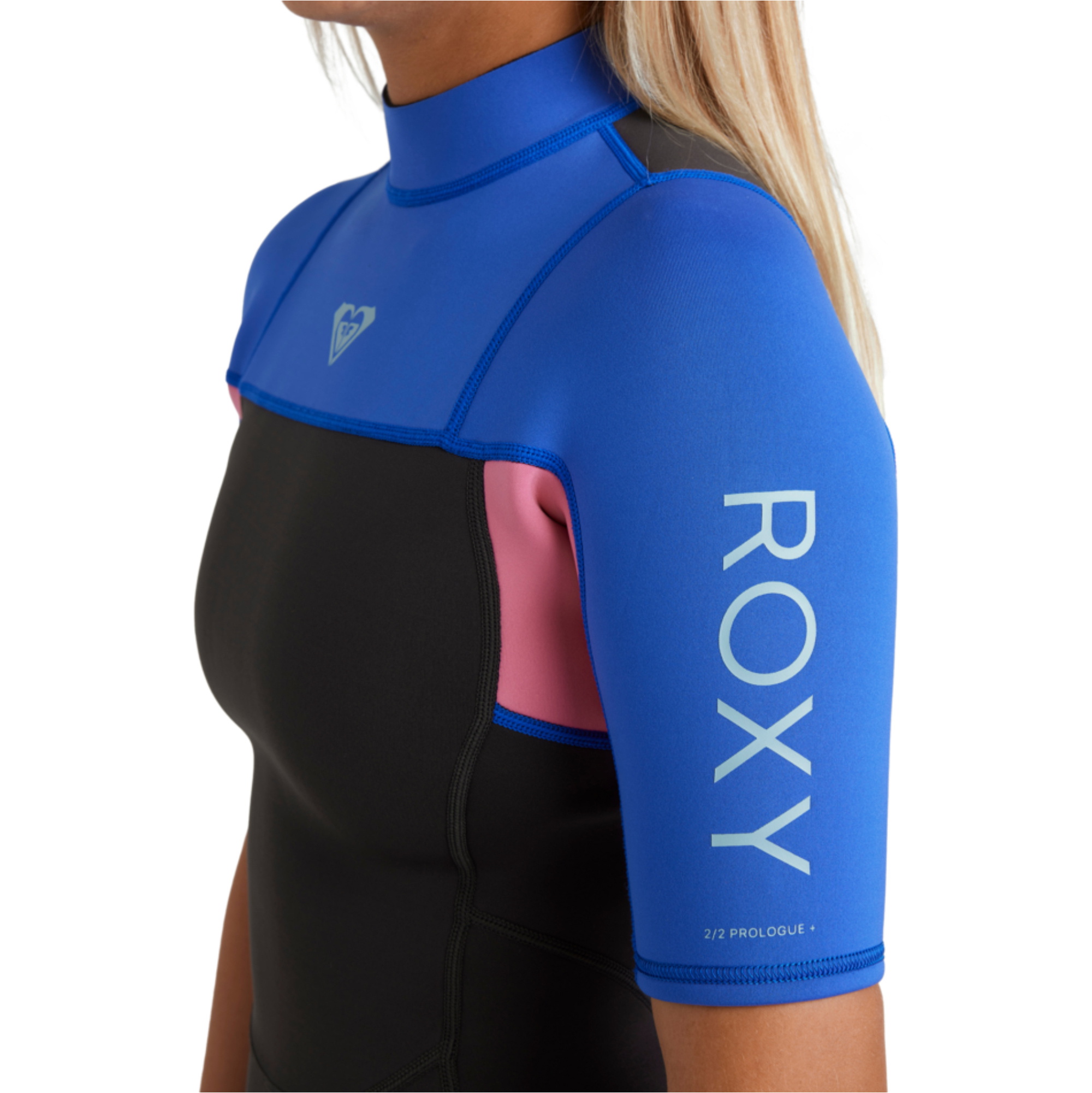 2026 Roxy Womens Prologue+ 2mm Back Zip Shorty Wetsuit 26BW253502 - Cobalt
